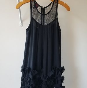 2b bebe tulle and lace black dress